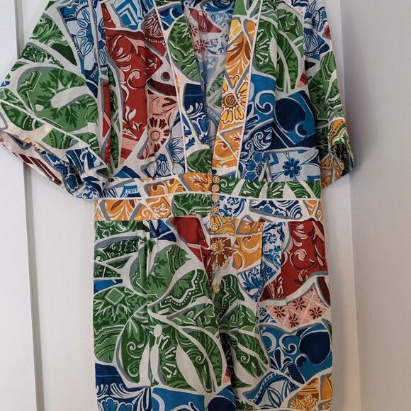 Farm Rio Tropical Jumpsuit SIZE LARGE - Picture 4 of 8